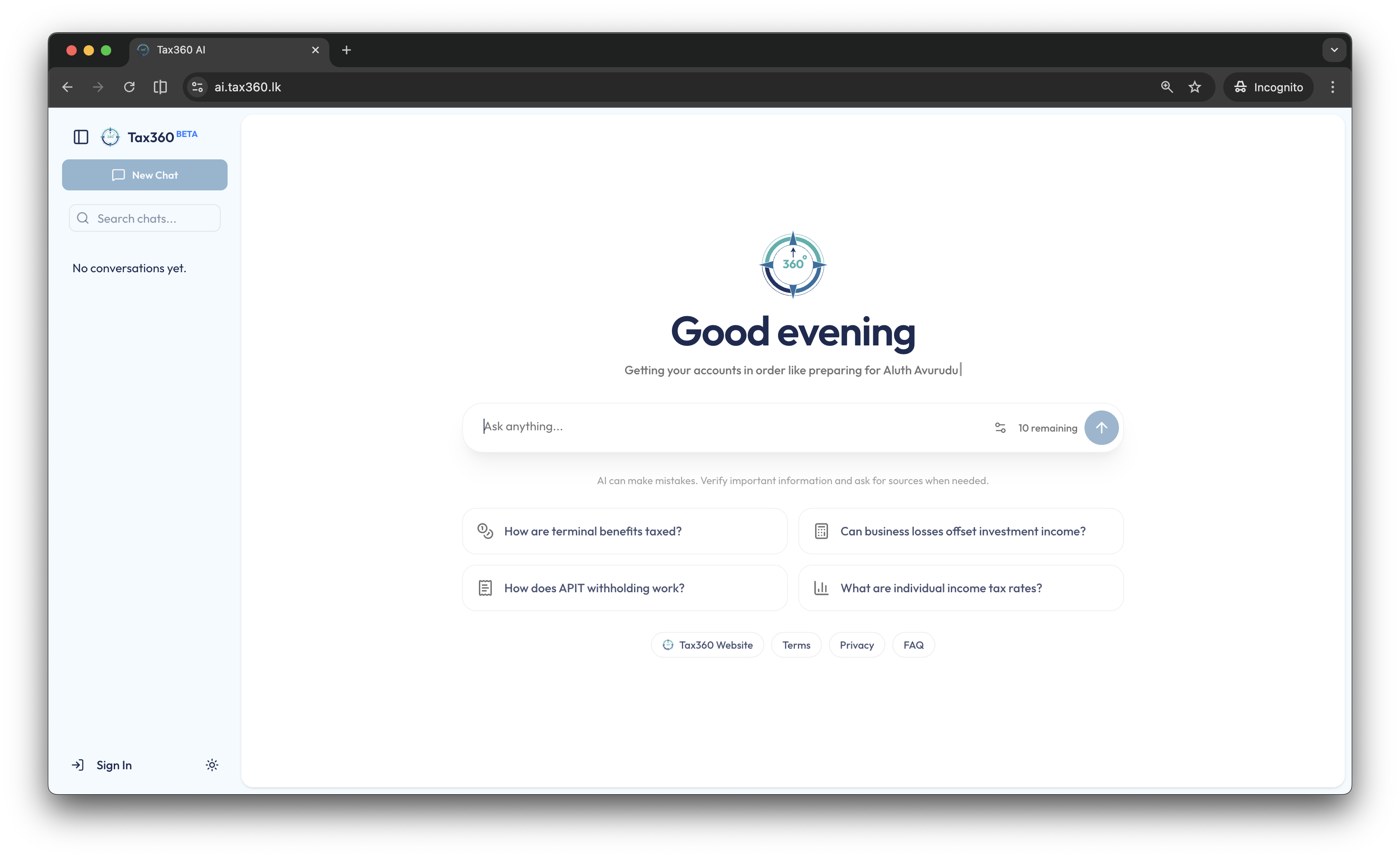 Tax360 AI